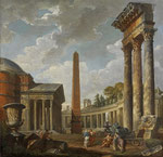 GIOVANNI PAOLO PANINI, Capriccio Architettonico, CHF 266'400, November 2006