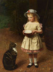 OTTO SCHOLDERER, Kind mit Katze, CHF 72'000, November 2010