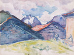 GIOVANNI GIACOMETTI, Maloja mit Monte Forno und Cima di Rosso, CHF 38'400, June 2013