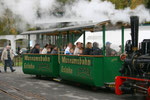 Dampfzug mit Passagiere