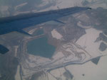 Blick aus Airberlin Rundflug -Steinbruch Eisborn-Menden