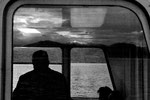 A bord d'un bateau sur le Lac Majeur, Italie, 2014