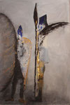 Acryl/Collage auf Leinwand     100 x 150 cm     1995