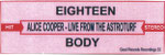 Eighteen / Body - Astroturf Live - Gimmick - Jukebox Label