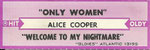 Welcome to my Nightmare / Only Women - Old Gold Series - USA - Jukebox Strip