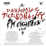 Paranoïac Personality / I'm Eighteen (live) - Germany - Back
