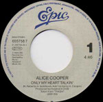 Only my heart talkin' / Only women bleed (live) - Dutch record for German Market - A