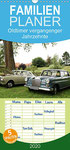 Der Kalender zeigt eine bunte Vielfalt von Aufnahmen der Automobile der vergangenen Jahrzehnte - Familienplaner