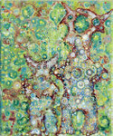 "Oba", 2019, Acryl auf Leinwand, 30 x 25 cm