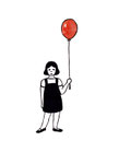 Mädchen mit Luftballon