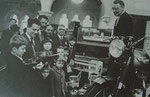 Industrial Sunday, 19th November 1967. Rev. Ted Herron and members of the congregation viewing exhibits