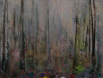 Waldgarten 2010, Öl auf Leinwand, 40 x 60 cm