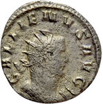 antoninien, Milan, 3,44 g, 261, Avers : GALLIENVS AVG