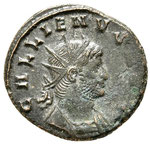 antoninien, Rome, 267-268, 3.19 g, 12e off, A: GALLIENVS AVG portrait cuirassé