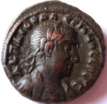 tetradrachme d'Alexandrie, An 4 = 256-257, 10,28g, Avers: A K P LI OUALERIANOS EUEUS