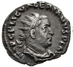 Rome  AntoniniEN Billon 21 mm., 2,00 g.  A/IMP C P LIC VALERIANVS PF AVG 