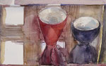 Lisa Höver, o. T., 2009, 20 x 33, Aquarell, 250,- EUR, Nichtmitgl. 500,- ER, o. R.