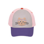 Basecap Kinder - Katze, Rosa - LÄSSIG