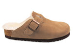 Lammfell-Pantolette Camel Heitmann-Felle