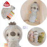 Stabgreifling Faultier - Lazy, Crazy, Pink Kollektion Fehn - Detailansicht