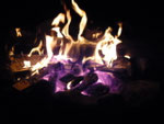 Unser Lagerfeuer am Fischteich
