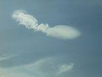 Wolkenformation verabschieden uns standesgemäß