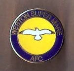 Weston Super Mare A.F.C.  *brooch*  