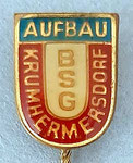 BSG Aufbau (Krumhermersdorf) Sachsen  *stick pin*