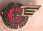 BSG Lokomotive (Dresden) Sachsen  *brooch*