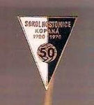 Sokol (Hostomice - okres Beroun) kopaná  50  1920 1970  *stick pin*