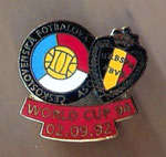 Czechoslovakia - Belgium  WORLD CUP 94   02. 09. 92  *pin*