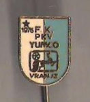 FK PKV Yumco (Vranje) 1976  *stick pin*