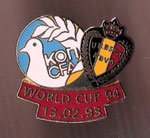 Cyprus - Belgium  WORLD CUP 94   13. 02. 93  *pin*