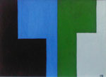 Ellen Roß, Die L´s, 2013, Vinyl auf 400gr/qm Papier, 15 x 20 cm