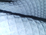 18 Waffel - hellblau / Baumwolle weich 