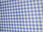 11 Blau-Weß kariert - Baumwolle  glatt