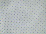 4 Helles Hellblau - Blaue Pünktchen - Baumwolle glatt