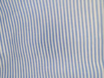 6 gestreift Blau mit Himtergrund Hellblau - Baumwolle glatt