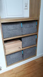 Filzkörbe Schrank Schlafzimmer