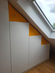 Dreieckskisten Filz Schlafzimmer Schräge Wand
