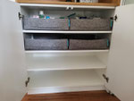 Filzkörbe Kleiderschrank für Medikamente