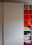 Filzkörbe Kleiderschrank