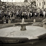 Piazza di Spagna. Barcaccia di Pietro Bernini