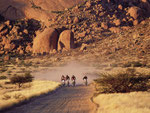 NAMIBIA MOTORRADREISEN ENDUROTOUREN QUADTOUREN GELÄNDEWAGENTOUREN ABENTEUERREISEN OFFROADTOUREN / NAMIBIA DESERT RHINO  WINDHOEK  KHOMASHOCHLAND OMARURU SPITZKOPPE BRANDBERG UIS TWYFELFONTEIN GAI AS UGAB RIVER MESSUM CRATER CAPE CROSS SKELETON COAST 