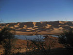 HOUIDHAT ERRECHED LAKE IN THE HEART OF THE SAHARA DESERT