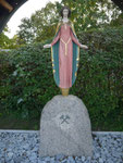 Barbarastatue in Buggingen am Lindenplatz
