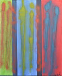 The Three Lovers 120 x 120 cm