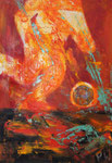 Kick it like the Gods 100 x 80 cm 