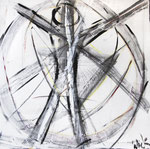Human Experiment 100 x100 cm