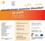 "20 Jahre Jubiläum KSD" Forum für Kunst und Architektur, Kunstverein e.V., Essen (G), 2008